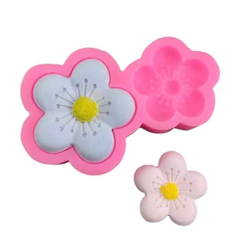 Cake Chocolate Baking Moulds Plum Shapes Perfect Gifts for Children Baking Lover