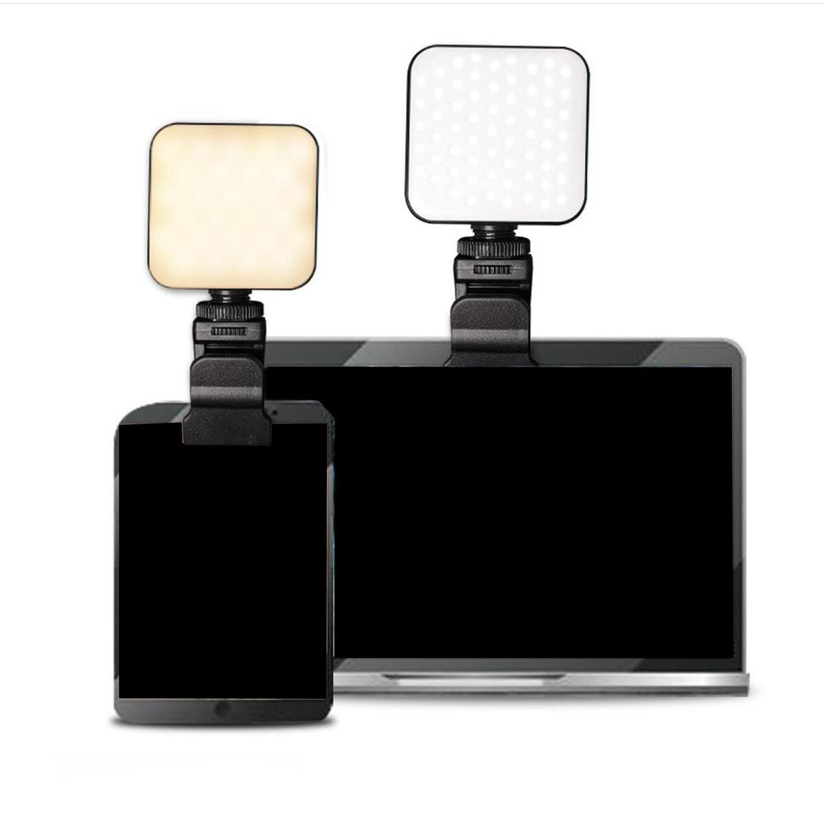 Fill Light Lamp Clip Adapter Universal Bracket for Chatting Laptop Monitor