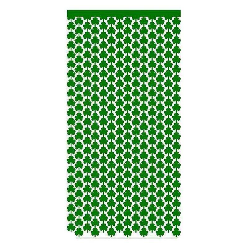 Saint Patrick's Day Door Curtain Irish Festival Green Lucky Clover Ornament