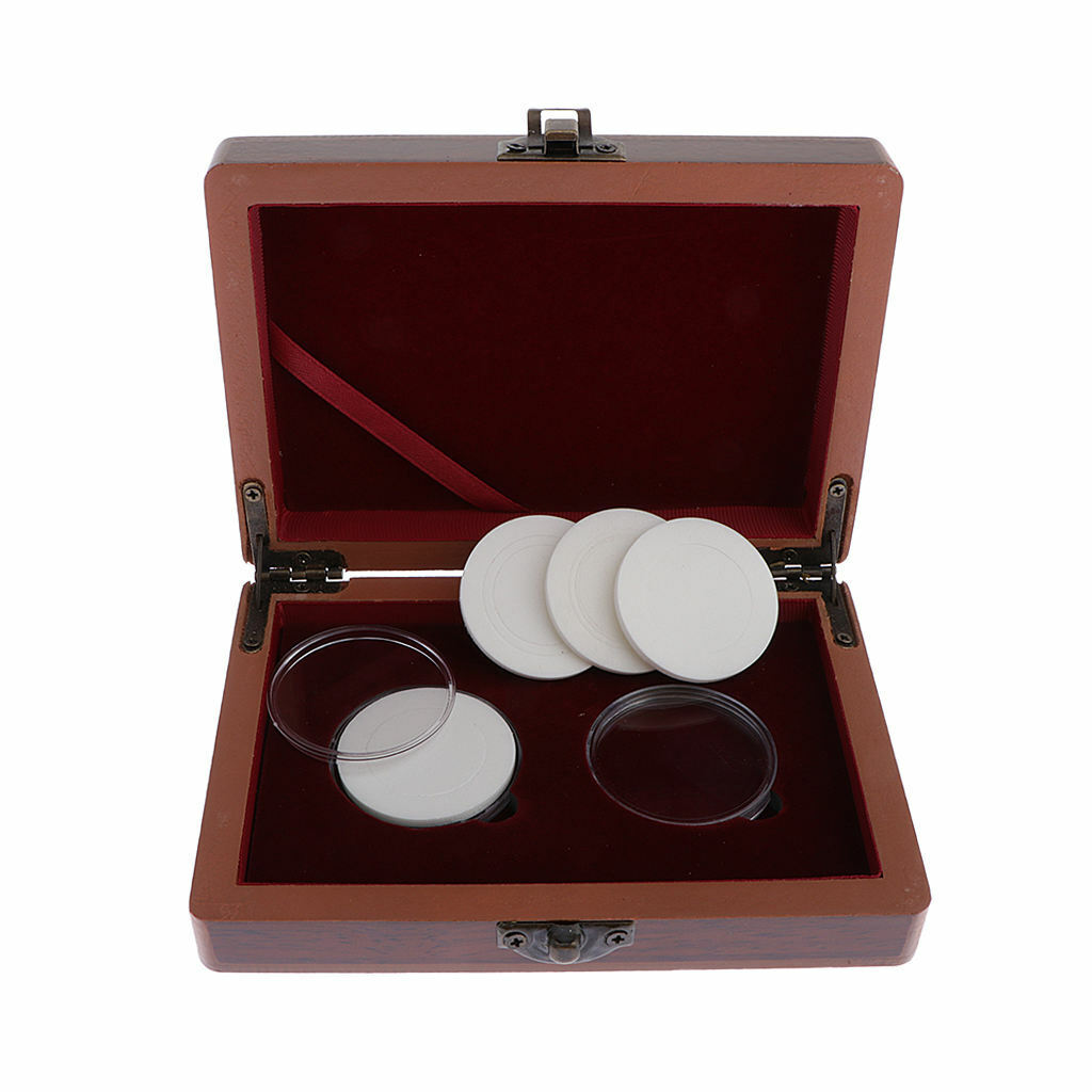 Wooden  Box Storage W/  Holder 40mm Sized Collection