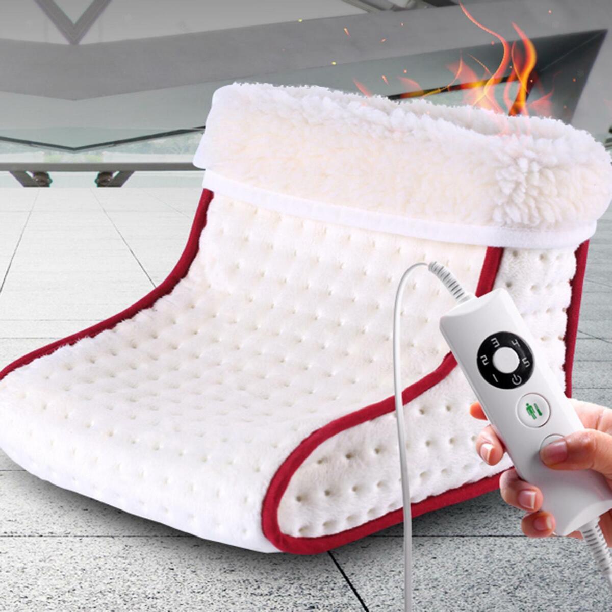 Winter Cosy Electric Foot Warmer Massager Heat Thermal Heated