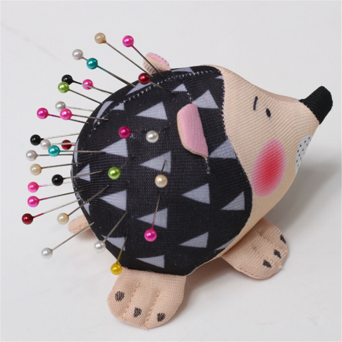 Hedgehog Shape Soft Fabric Pin Cushion Pin Quilting Holder DIY Sewing Craft Tool
