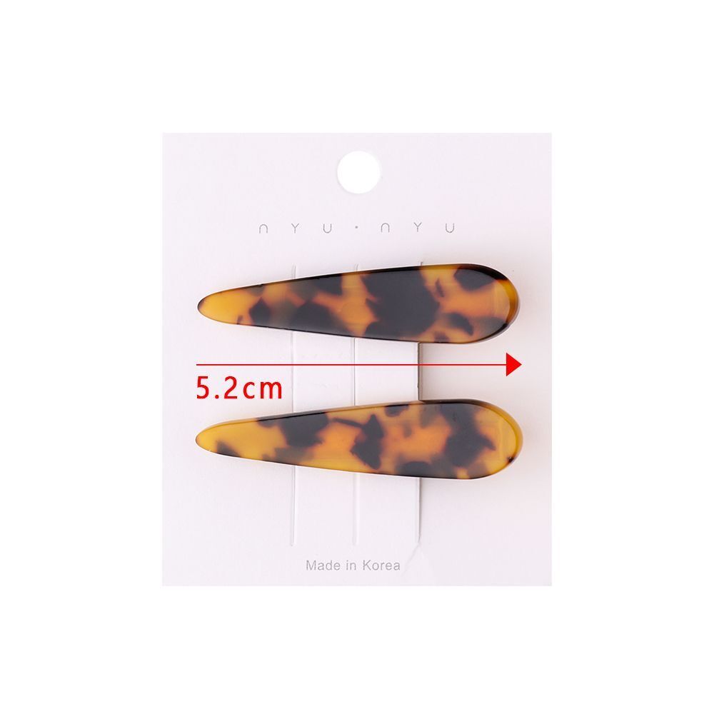 Elegant Leopard Print Headwear Headband Hairpin Acetate Hair Clip Barrettes