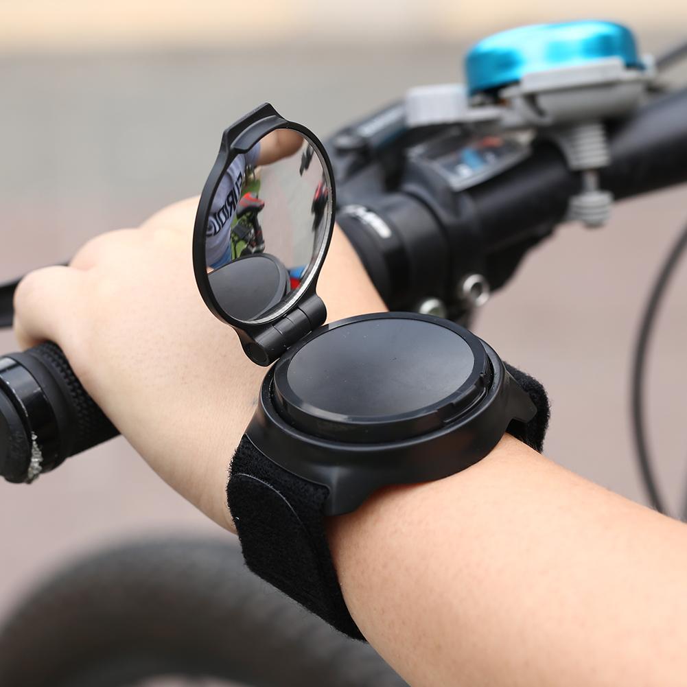 Outdoor Sport 360 Degree Rotate Wrist Rearview Mirror for MTB Safety Riding