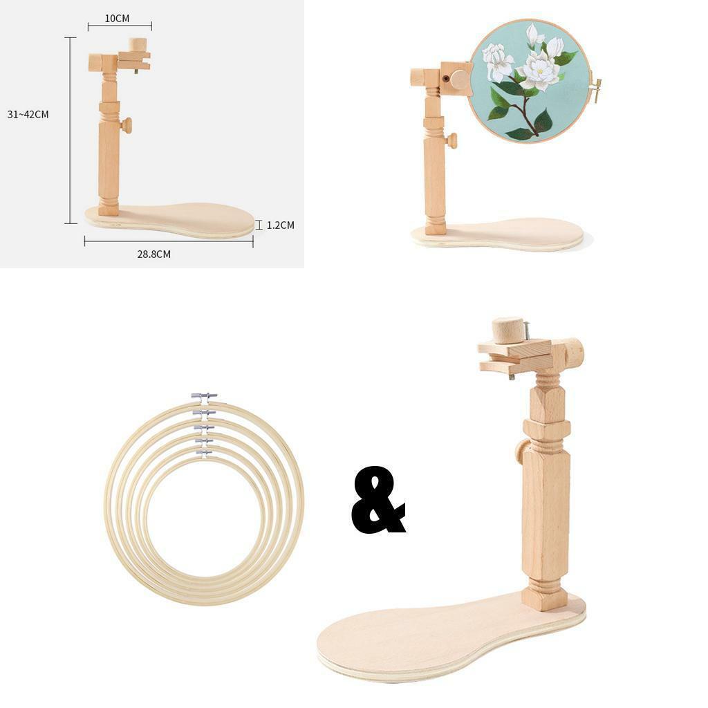 Embroidery  Adjustable  Rack Holder with Hoop Set DIY