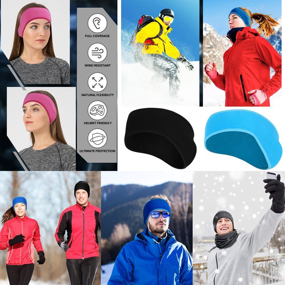 Ear Cover Running Headband Ear Muffs Headband Ear Warmer Winter Sweatband