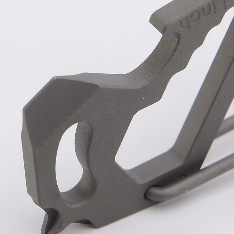 EDC Keychain Buckle Irregular Spring Clasp Climbing Carabiner Keychain Holder