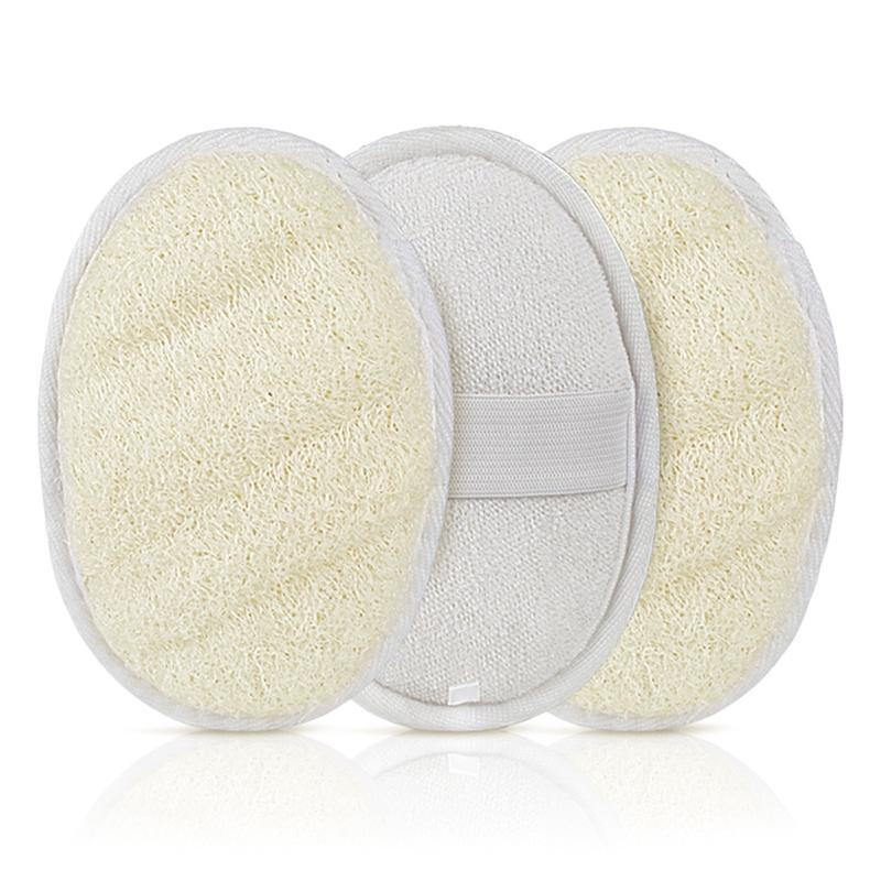 Natural Exfoliating Loofah Body Scrubber Bath Shower Sponge Textured Scrub Skin