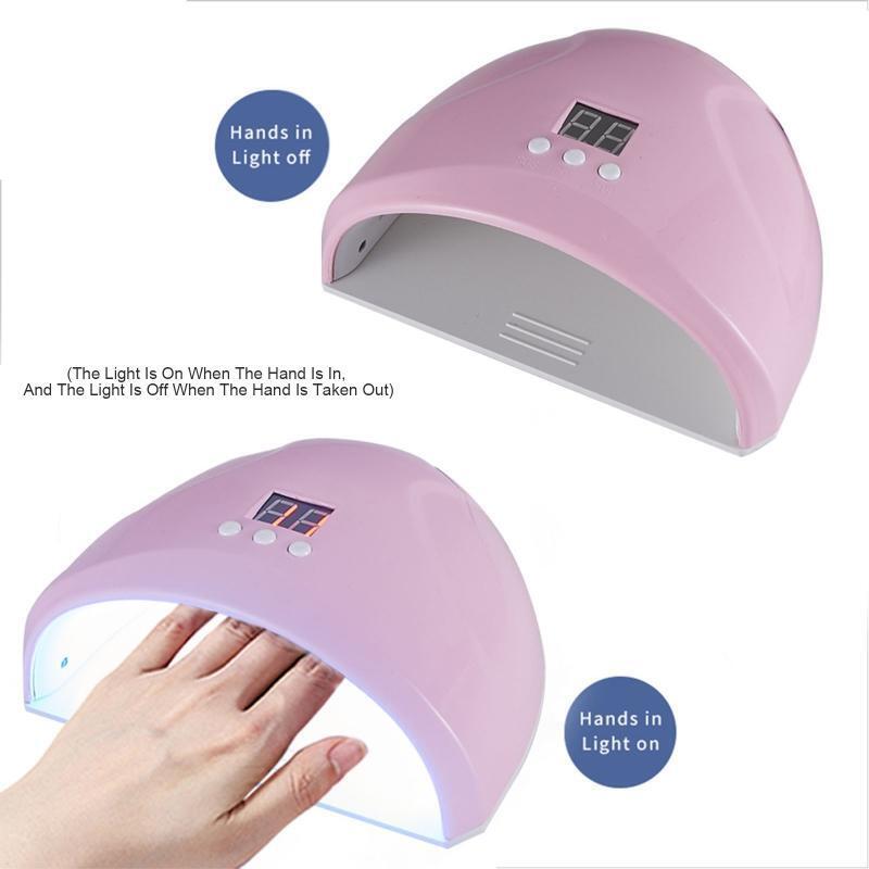 36W Nail Dryer Curing Lamp Uv Led Nail Lamp USB UV Light for Nails 3 Timer Set