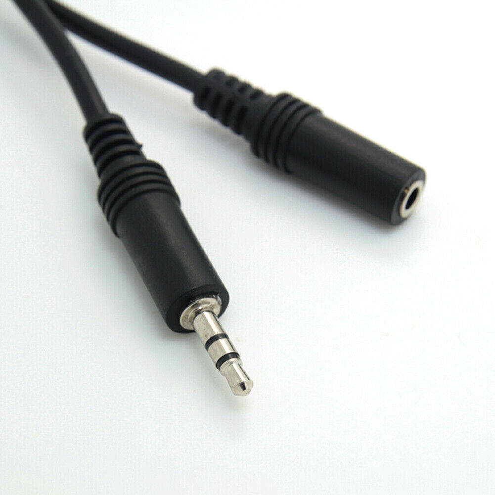 10ft 3.5mm 1/8 Stereo Audio Aux Headphone Cable Extension Cord Male to Fem