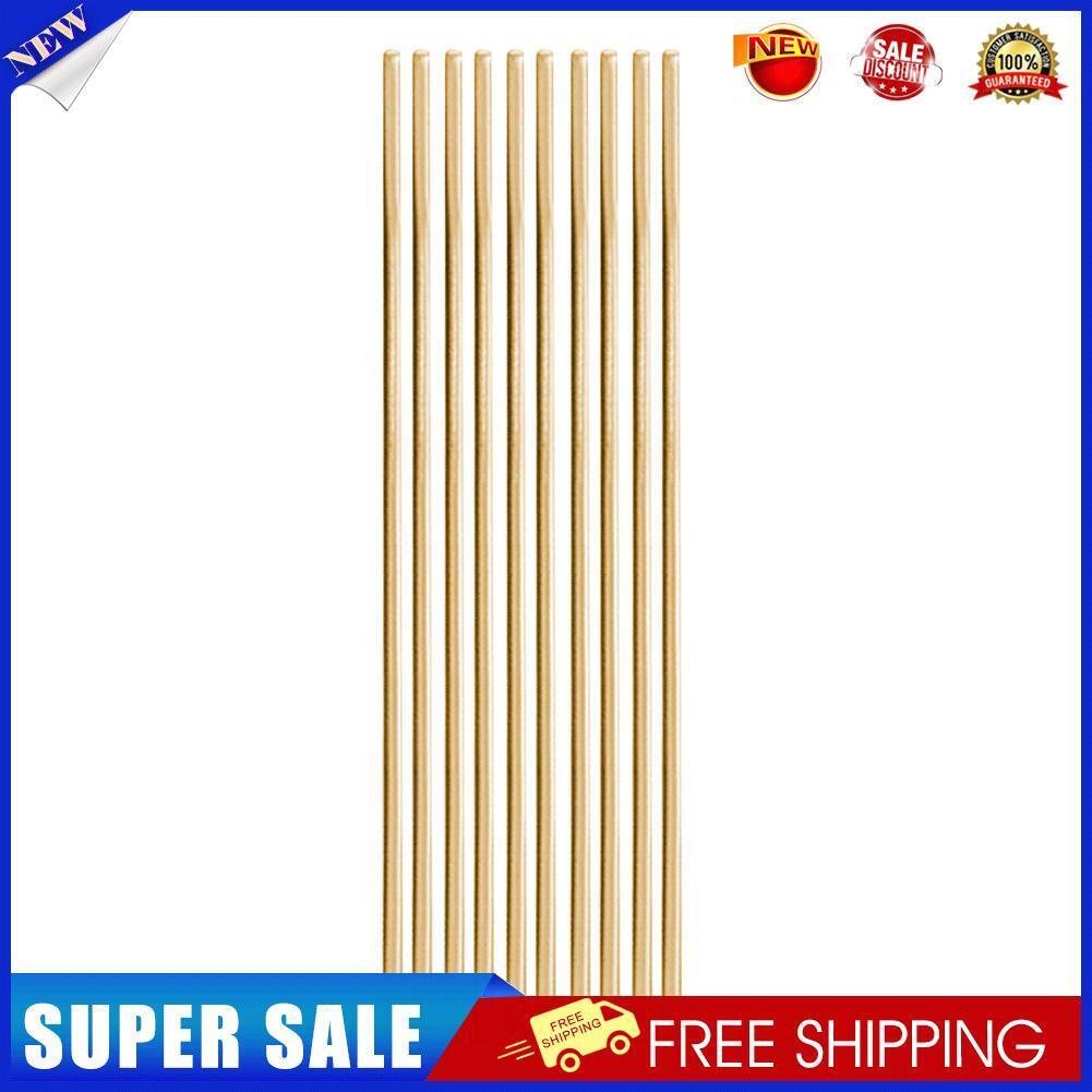 10pcs Weld Bars Cored Wire Carbon Steel Argon Arc Welding Rods (33cmx2mm)