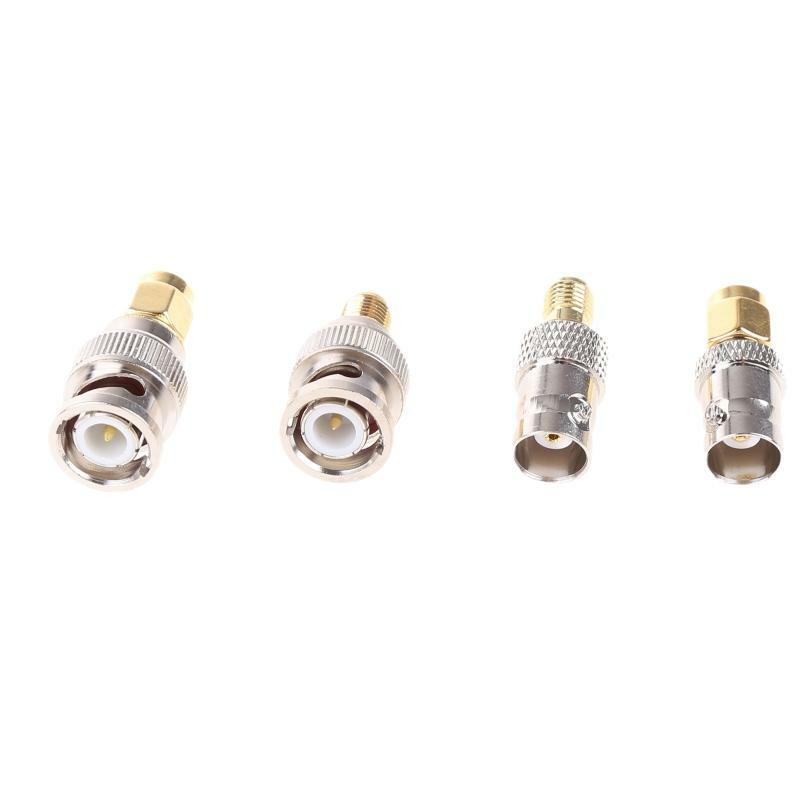 4 Pieces SMA to BNC Kits for Wi-Fi Radios External Antenna Corrosion Protection