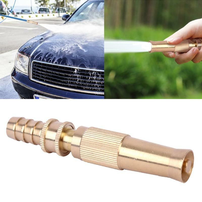 Multifunctional Solid Brass Hose Nozzle Heavy Duty High Pressure Hose Nozzle