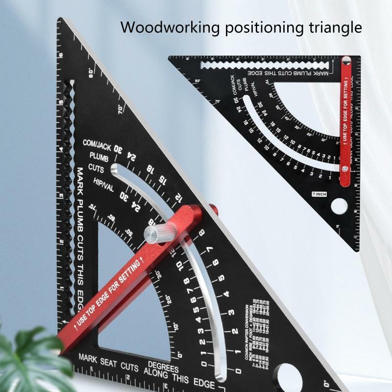 Folding Triangle Square Ruler Multi-Angle Measurement  Tool for Carpentry