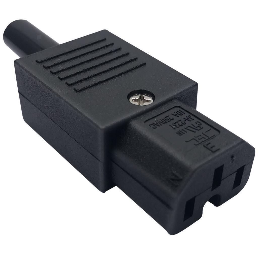 Mains Plug IEC320 C15 Plug Renewable 250V IEC320 3 Pole Plug