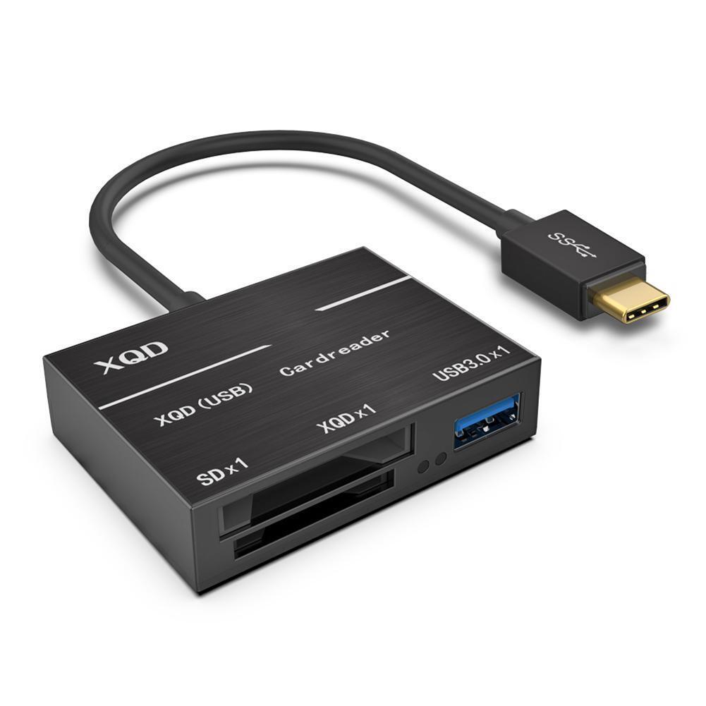 USB 3.0 Type-C USB-C to XQD Memory Card Reader 500MB/s High Speed Adapter