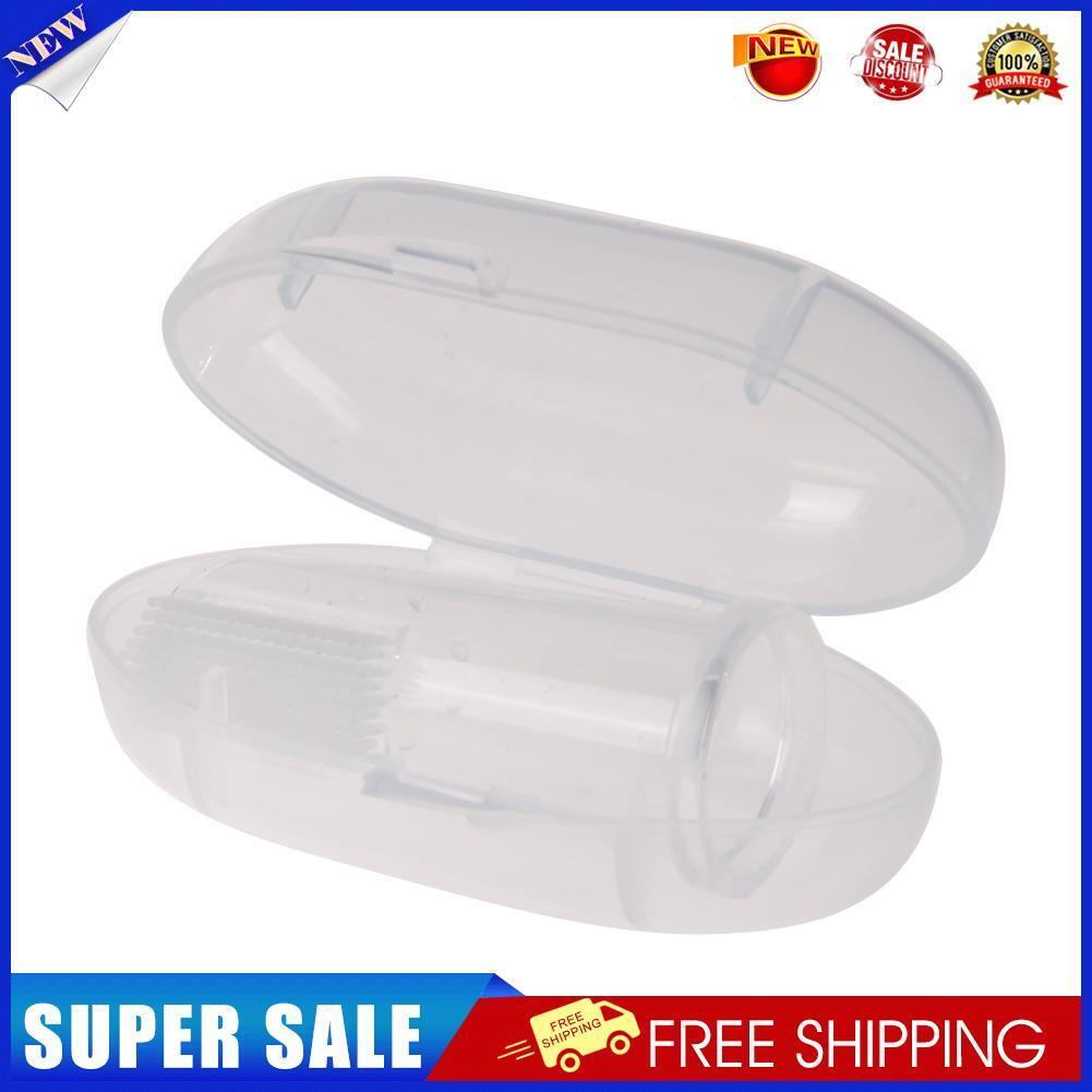 Pet Dog Cat Silicone Finger Toothbrush Oral Dental Cleaning Teeth Care(02)