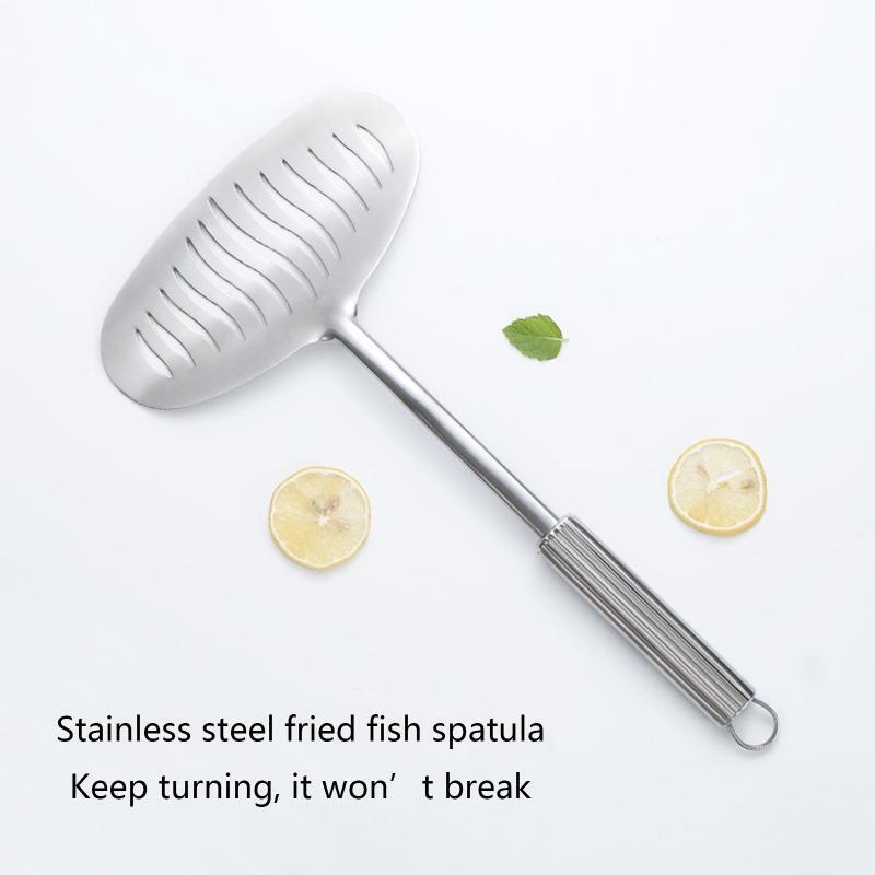 Slotted Spatula Turner Stainless Steel Fish Multitude of Purposes Comfortable