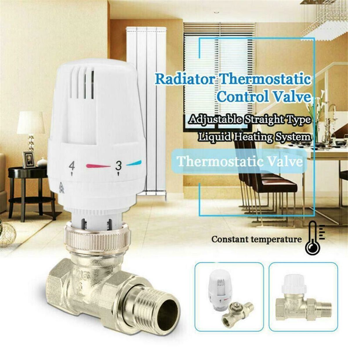 Radiator Valve Radiator Valve Replacement TRV Thermostat Head Radiator