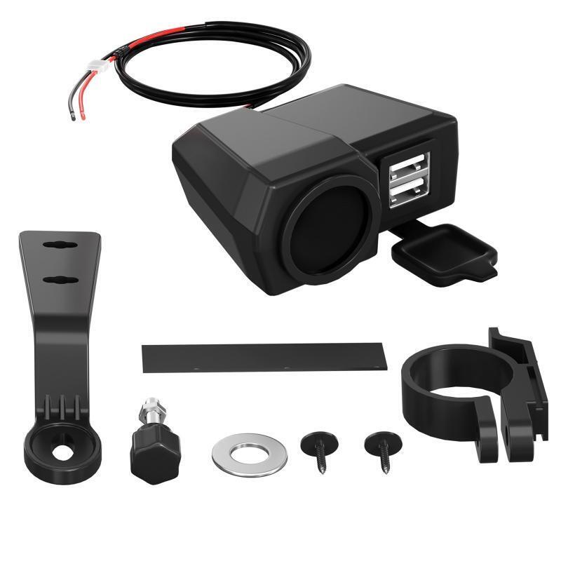 Multifunctional Phone Charger for Motorcycle Handlebar/Back Mirror Waterproof