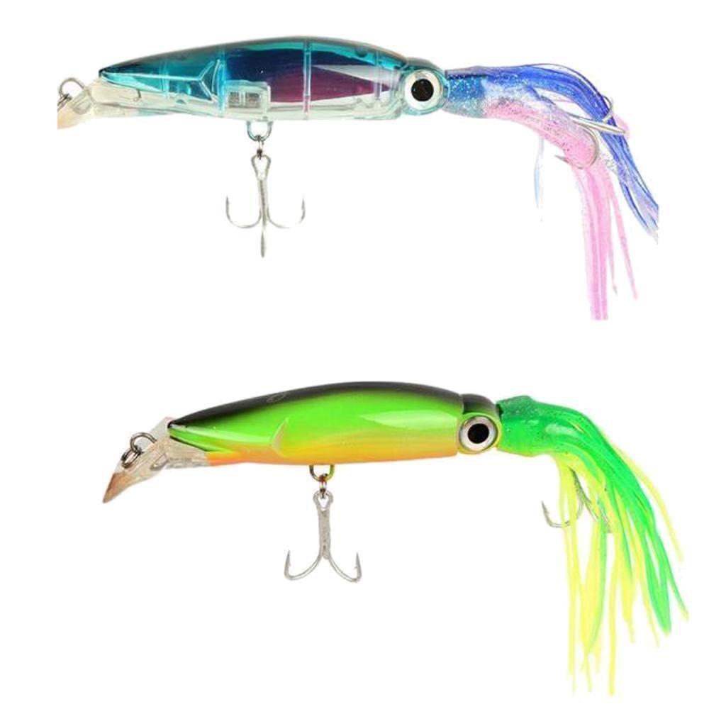 2pcs, Fishing Skirts   Squid Lure Octopus Lure Tuna Marlin Trolling Lure