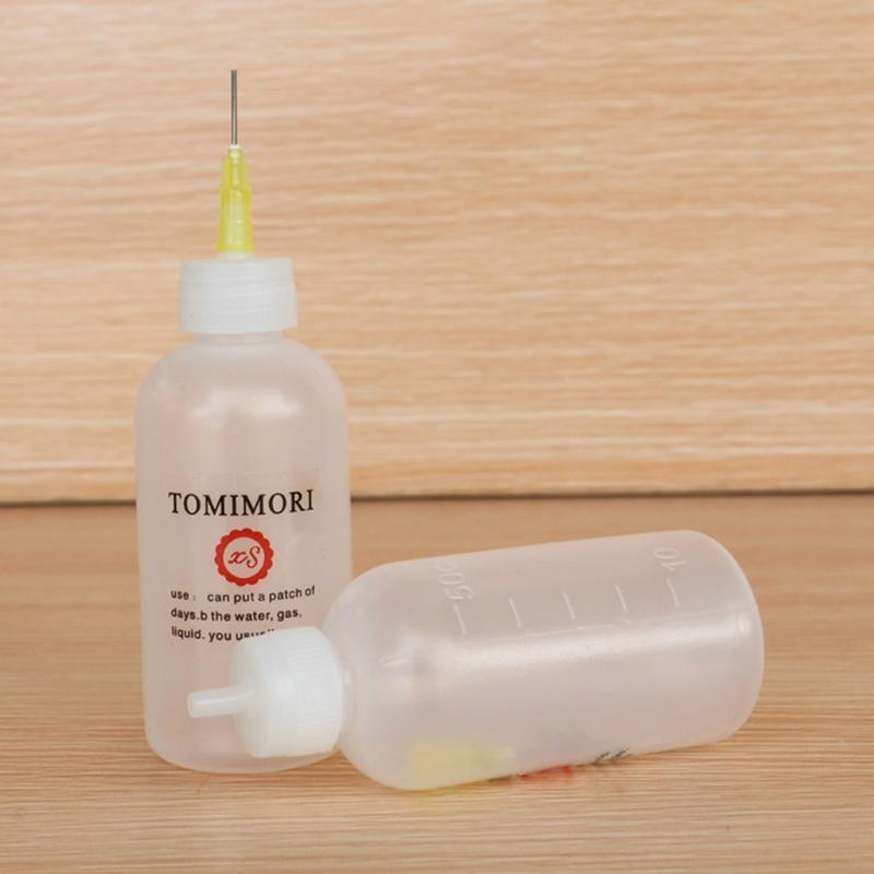 5 Pcs Empty Glue Bottle Precision Tip Applicator Bottles for for DIY Craft Tools