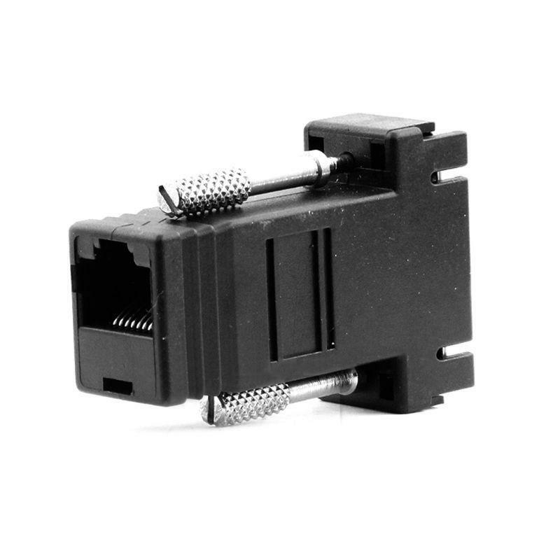 VGA Extender Male To Lan Cat5 Cat5e/6 RJ45 Ethernet Female Converter Adapter