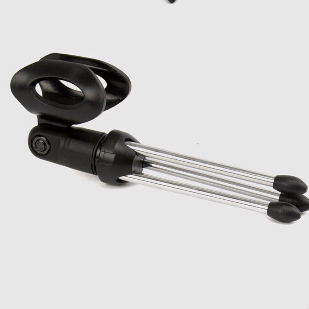 Winter Ice Fishing Rod Bracket Folding Fish Pole Torch Tripod Holder Stand