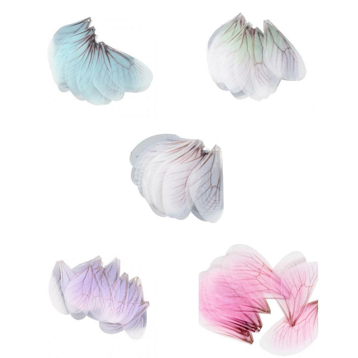 50pcs Multi-color Dragonfly Wing Earrings Pendants Charms Jewelry Findings