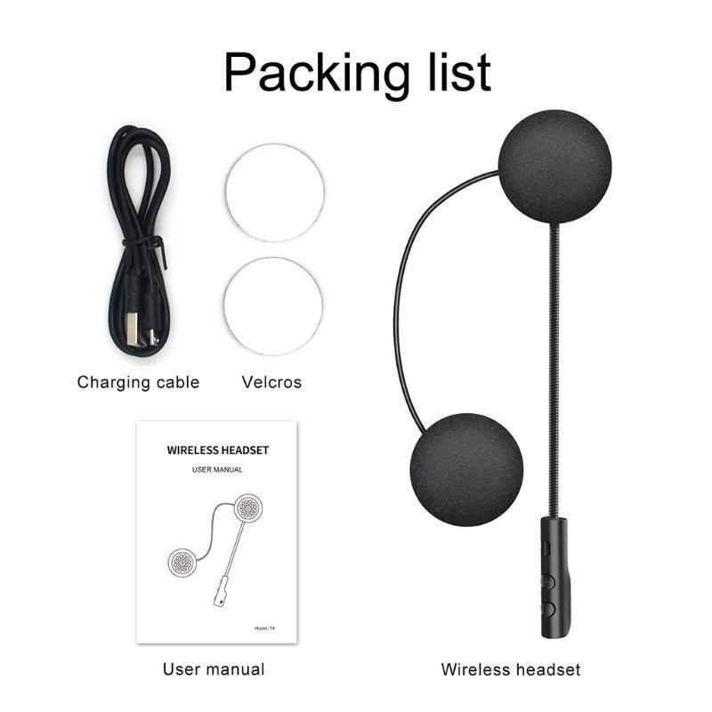 Music Wireless Soundtrack Bluetooth-compatible 5.0 Suitable for Most Helmets