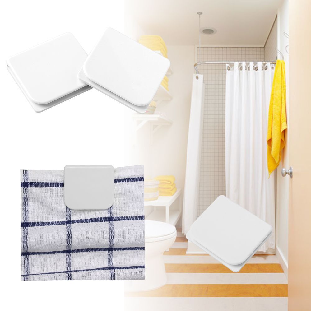 Shower Curtain Buckle Fixed Clamps Bath Guard Fixed Tool Shower Curtain Clips