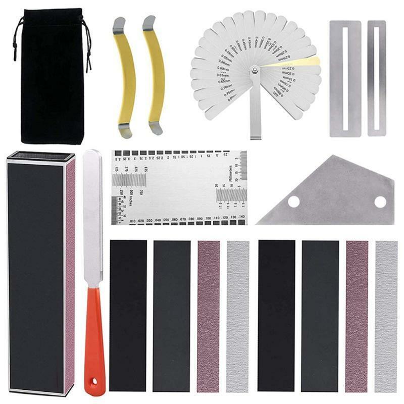 Time-saving Sturdy Leveling File Tool for Electric Folk Guitar Bass Anti-skid