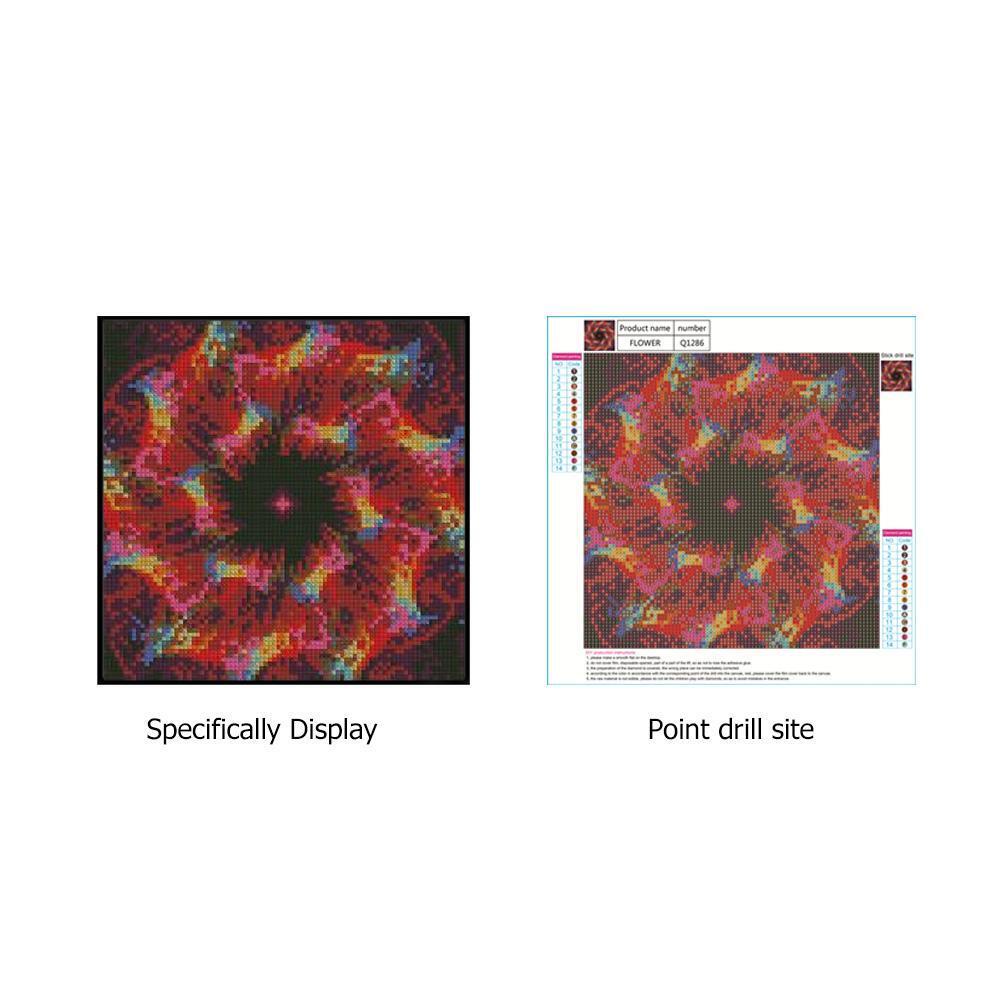 DIY Full Drill Round Diamond Painting Embroidery Kits Cross Stitch Craft
