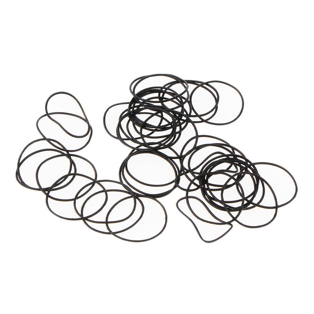 750Pcs Flat Rubber Gaskets Washers O Rings Seals for Watch Backs 16mm-30mm