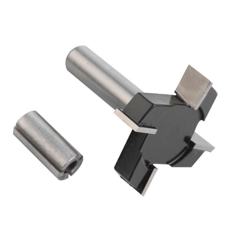 1/2" Shank Wood Milling Cutter Planing Flattening Router Bit Woodworking Tool