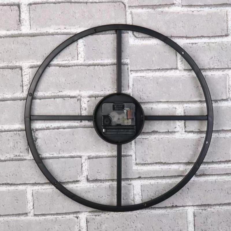 Creative Metal Wall Clock Nordic Style Hollow Silent Wall Clocks Home Decoration