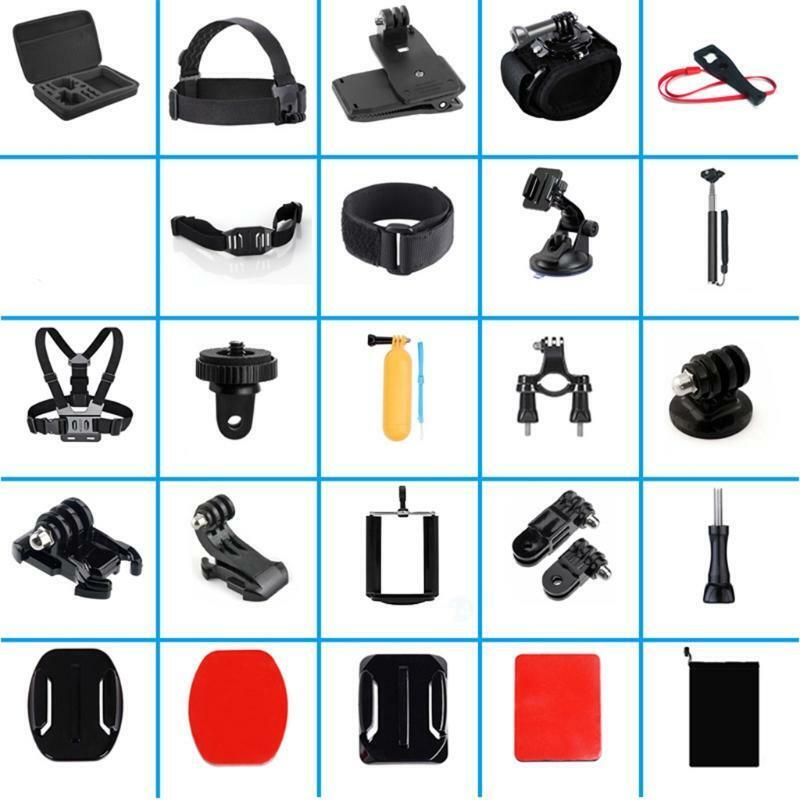 48-in-1 Action Camera Accessories Kit for Hero 9 8 Max 7 6 5 4 3 3+ 2 Black/Osmo