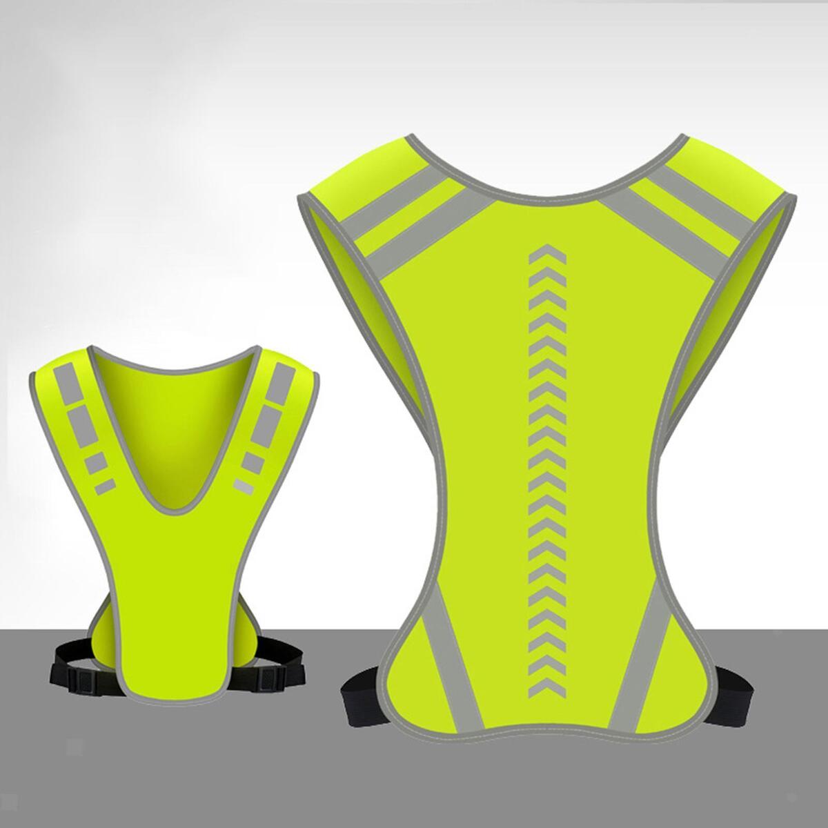 Reflective Vest Men Women Night Riding Vest for Outdoor Activities Walking