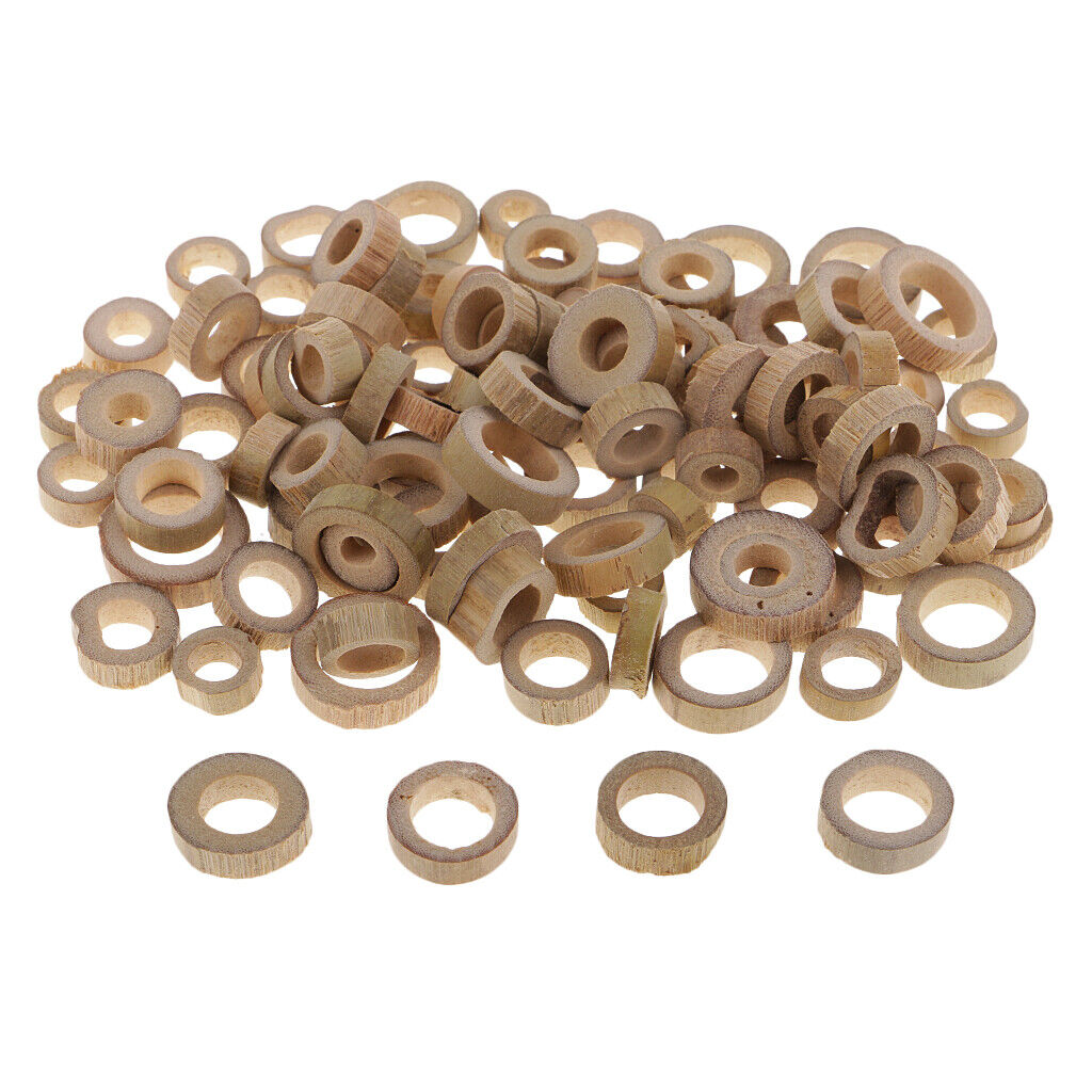 100 Pieces  Log  Slices Rings for Rustic Wedding  Decorations