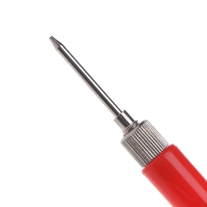 2pcs Spring Test Probe Tip Insulated Hook Wire Connector Lead Pin for Multimeter