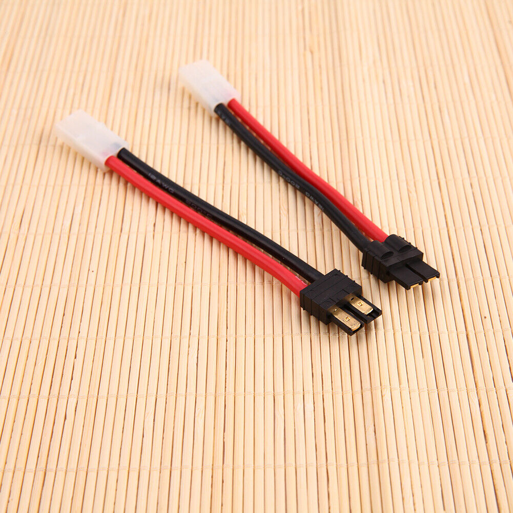2pcs Plug Male for Traxxas to Female for Tamiya Head Connector Adapter