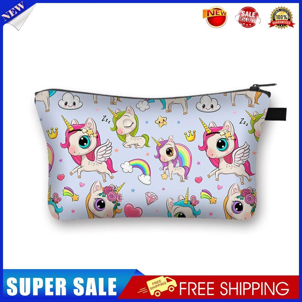 Cartoon pony Printed Hand Hold Travel Storage Cosmetic Bag Toiletry Bag