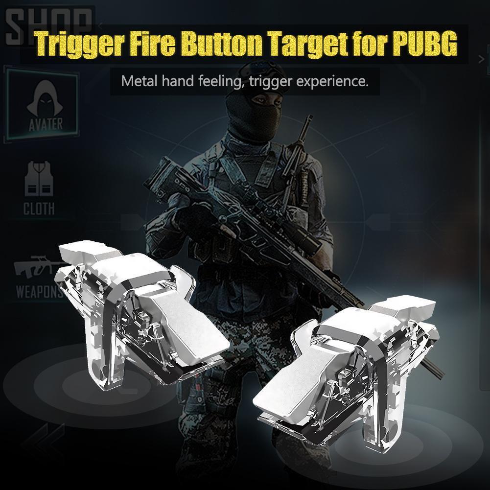2Pcs X7 Mouse Feel Game Controller Joystick Trigger Gamepad Handle for PUBG
