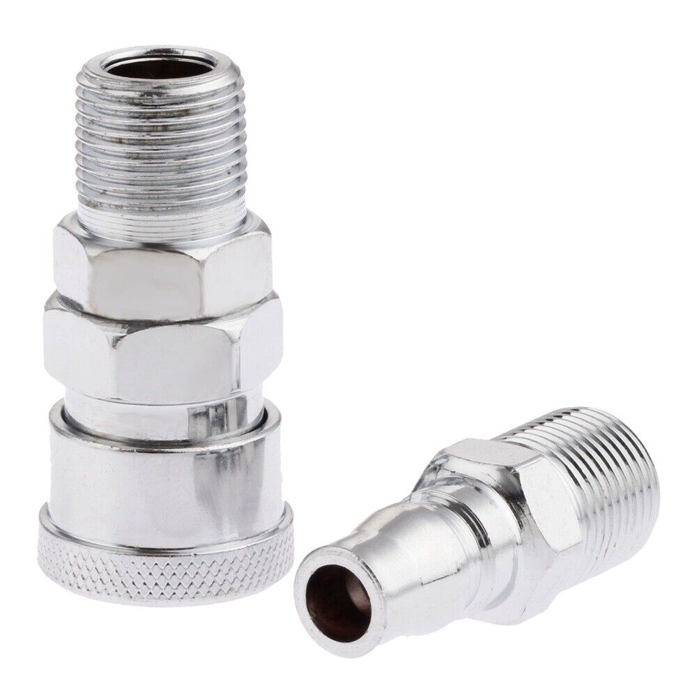 Quickly Connect Male Compressed Air Line Coupler Connector Fitting 3/8? BSP