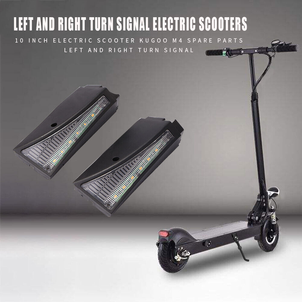 2x 10 inch Electric Scooter Turn Signal Lamp Warning Taillight for Kugoo M4