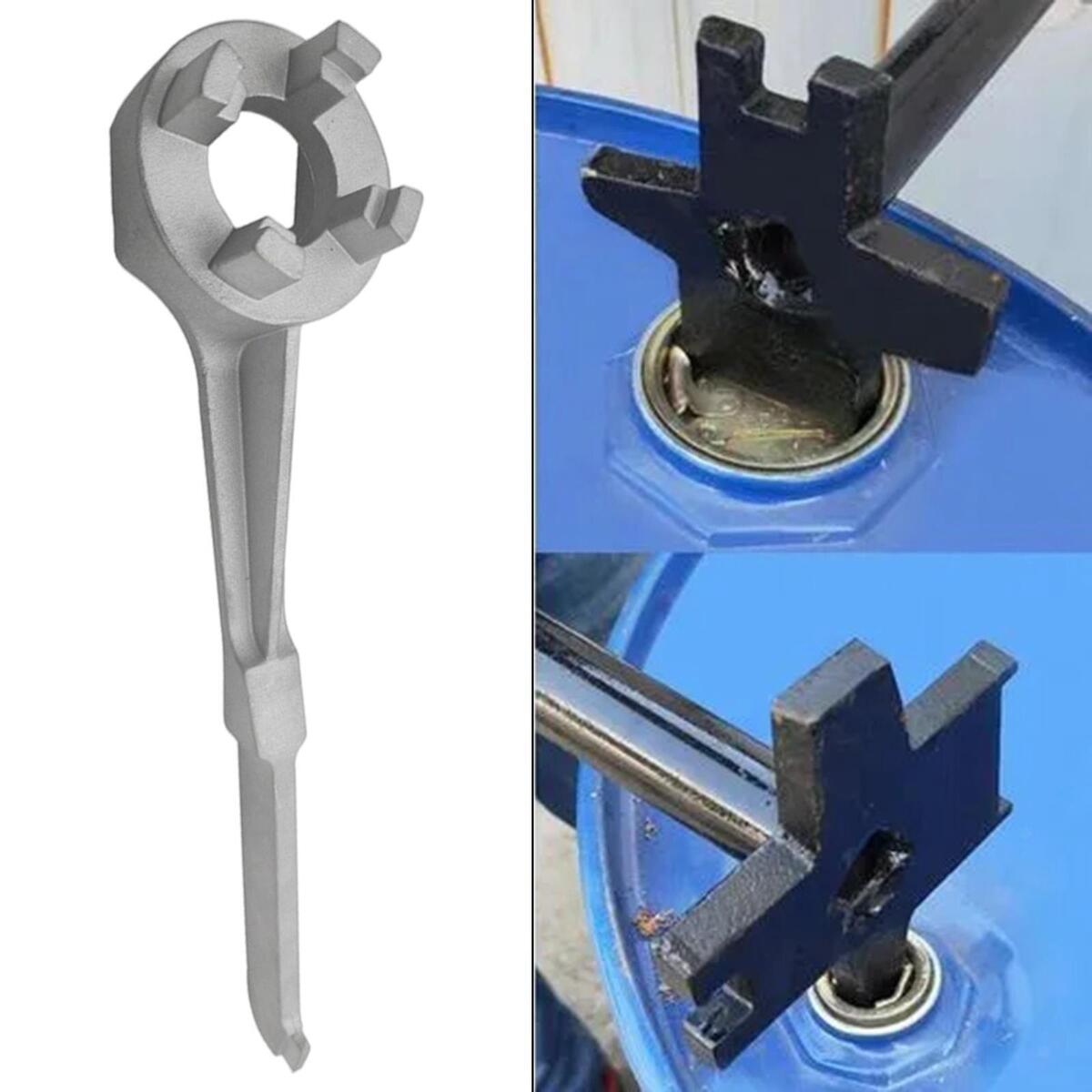 Universal Oil Drum Cover Wrench 2" & 3/4" 10/15//55 Gal for Accessories