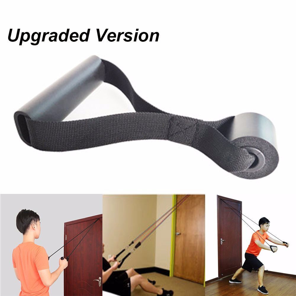 Latex Tube New Elastic Band Resistance Bands Over Door Anchor Home Fitness