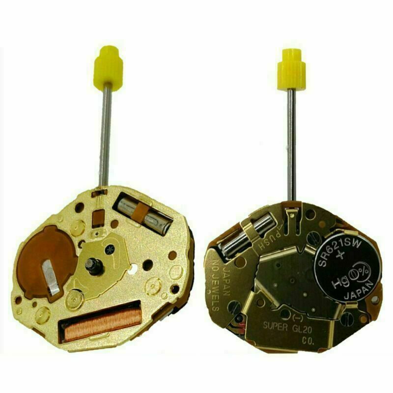 For Miyota GL20 Quartz Movement w/ Battery & Adjusting Stem Watch Repair Access