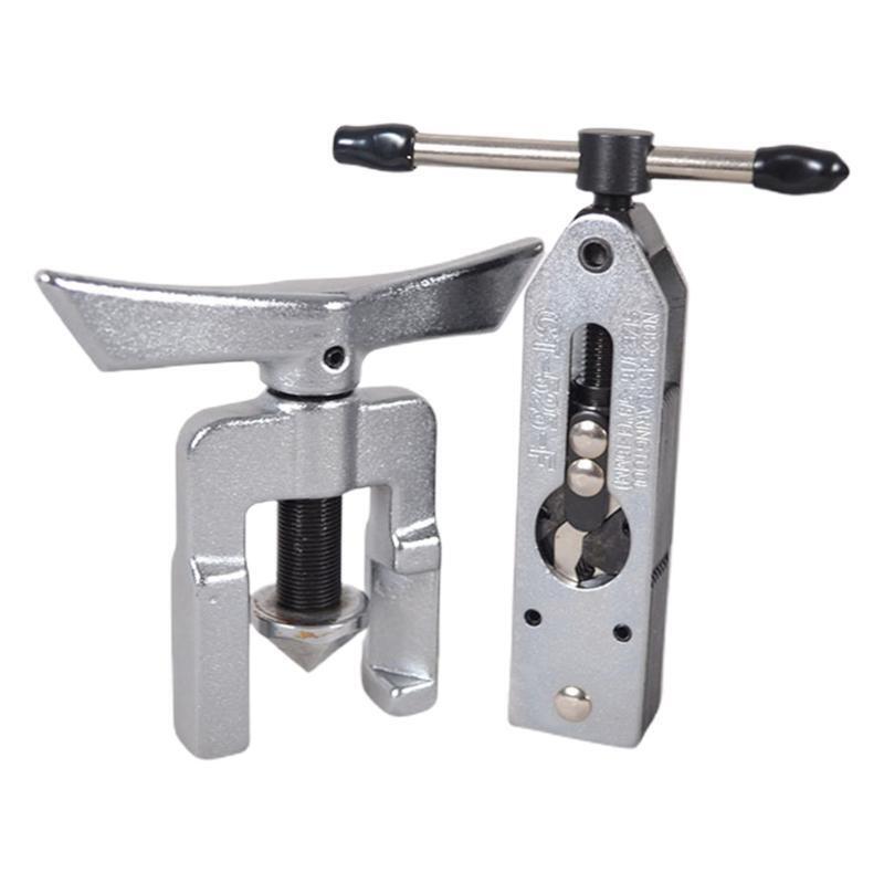 Manual Tube Expander Flaring Tool Kit with Holder Air Conditioner Pipe Reamer