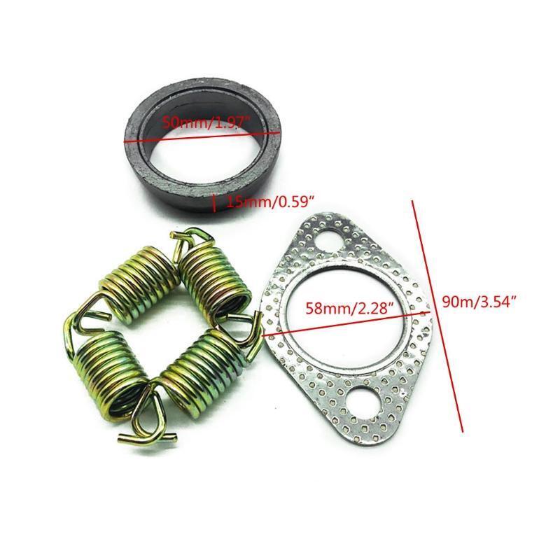 For 1996-2000 Sportsman 500 Exhaust Donuts Seal Gasket Spring Rebuild Kit 52